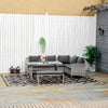 Reversible Polypropylene Outdoor Rug Folding