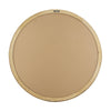 Round Woven Rattan Accent Wall Mirror, Brown, 31.9 in