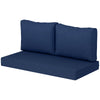 Wicker Loveseat Cushion Set