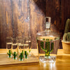 Agave Tequila Decanter Set with 6 Shot Glasses