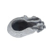 Gray Cement Indoor & Outdoor Planter, 14.2 × 7.9 × 7.9 in