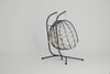 Wicker Egg Chair with Stand — 2 Person