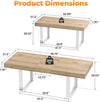 Extendable Dining Table White Oak Rectangular Farmhouse