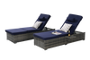 Coastal Rattan Chaise Lounger Set of 2