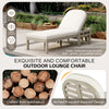 Acacia Chaise Lounge — 5-Position Adjustable