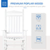 Traditional High-Back Rocking Chair