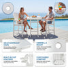 3-Piece Hdpe Bar-Height Patio Set