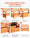 Cedar Storage Bench — 33 Gallon