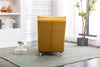 Linen Massage Chaise Lounge Recliner with Curved Backrest