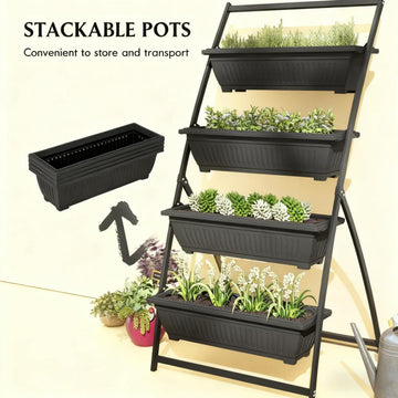 Four-Tier Vertical Raised Garden Planter