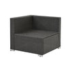 5-Piece PE Wicker Patio Sofa Set with Coffee Table