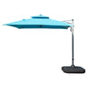 10 X10  Square Cantilever Umbrella With Center Pole
