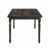 Weathered Grey Rectangular Dining Table, Seats 6