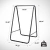 A-Frame Hanging Chair Stand, Powder-Coated Steel, 600 lb Capacity