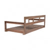 Acacia Wood Porch Swing Bed — Twin Size