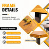 Dining Table For 6 Acacia Wood Indoor Outdoor Iron Legs