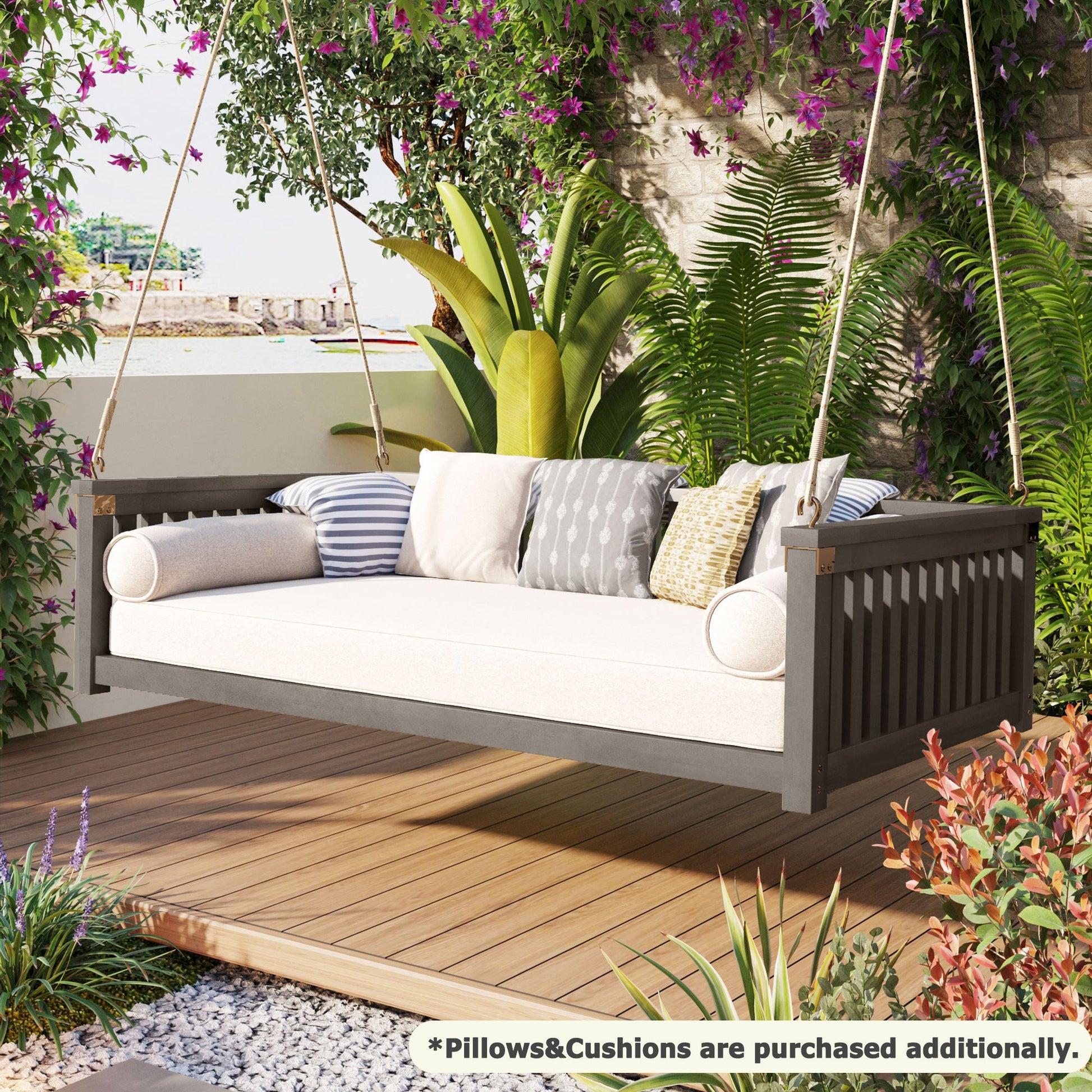 Acacia Porch Swing Bed — Twin Size