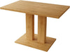 Contemporary Oak Rectangular Dining Table 46 Inches-3