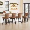 26 Inch Counter Height Swivel Bar Stools Set-1
