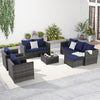 Outdoor Patio Seating Set 6-piece set with Cushions for Patio, Garden