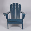 HDPE Folding Adirondack Chair with Dual Cup Holders