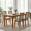 Ergonomic Padded Dining Chair, Rubber Wood Frame (Set of 2)