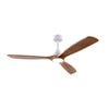 52-Inch Natural Wood 3-Blade Ceiling Fan with Dimmable Light