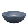 42" Concrete Propane Fire Pit Bowl — Dark Gray