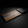 Acacia Wood Serving Board with Blue Pearl Resin