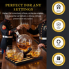 Marine Whiskey Decanter Set Premium Barware Gift Elegant Drinkware Collection