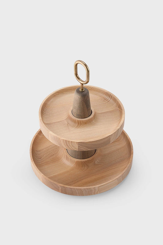 Tiered Coastal Serving Stand