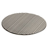 Black & White Geometric Ceramic Dinner Plate – 10.25" Modern Tableware