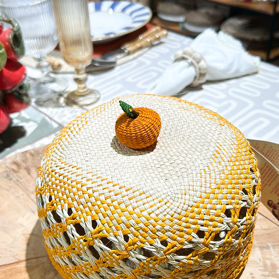 Bread/Tortilla Handwoven Basket – Tabletop Decor Colombia-1