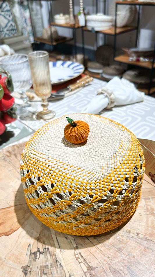 Bread/Tortilla Handwoven Basket – Tabletop Decor Colombia-1