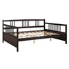 Full size Daybed in Dark Brown Wood Finish-1