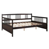Full size Daybed in Dark Brown Wood Finish-0