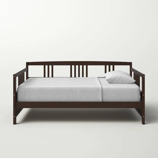 Full size Daybed in Dark Brown Wood Finish-1