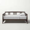 Full size Daybed in Dark Brown Wood Finish-1