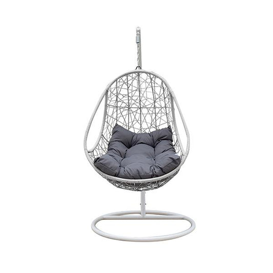 Coastal Rocking Pod Egg Chair with Stand