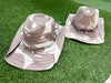 Grey Coastal Cowgirl Handmade Summer Hat