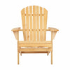 Folding Wooden Adirondack Lounge Chair for Outdoor Living