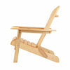 Folding Wooden Adirondack Lounge Chair for Outdoor Living
