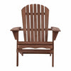 Wooden Adirondack Folding Beach Chair, Hemlock Timber Patio Lounge