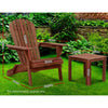 3-Piece Adirondack Table and Chairs Set, Foldable Wood