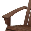 3-Piece Adirondack Outdoor Table and Chair Set, Wooden