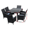 NNEDSZ Outdoor Furniture 7pcs Dining Set
