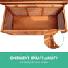 Outdoor Storage Bench Box 210L Wooden Patio Furniture Garden