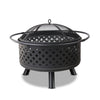 2-in-1 Fire Pit and BBQ Grill 76cm