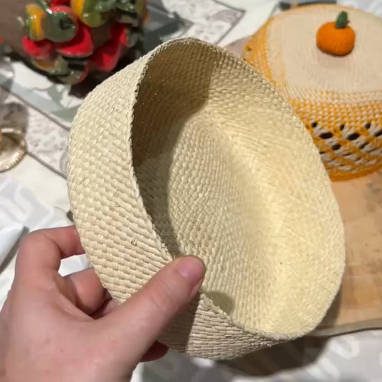 Bread/Tortilla Handwoven Basket – Tabletop Decor Colombia-4
