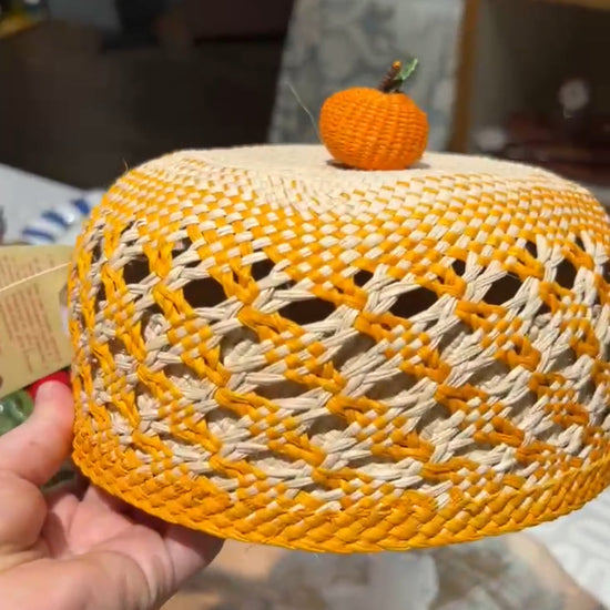 Bread/Tortilla Handwoven Basket – Tabletop Decor Colombia-3
